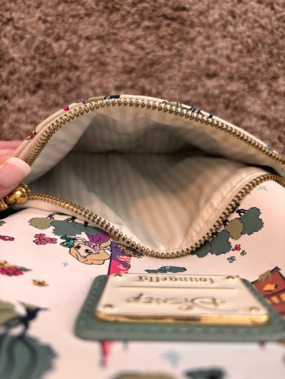 Disney x Loungefly Princess Mini Backpack – Fairytale Forest Print - Picture 10 of 12